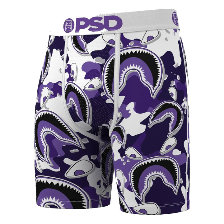PSD Warface Purple Shark Boxer Briefs - Multi