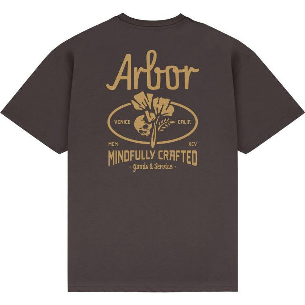 Arbor Poppy T-Shirt - Faded Black