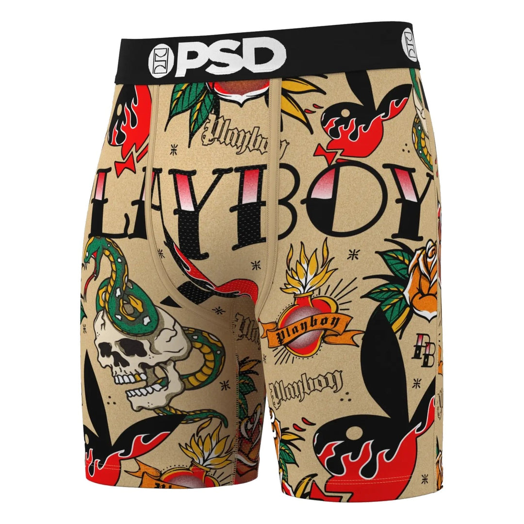 PSD Playboy Inked Boxer Briefs - Multi