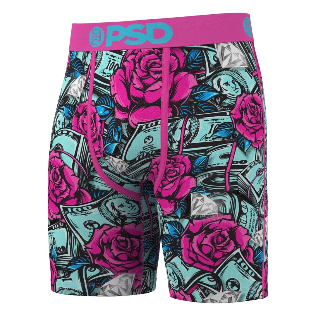 PSD Stacked Roses Boxer Briefs - Multi