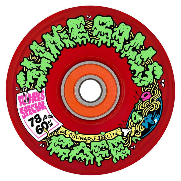 Slime Balls SB Cafe Light Ups OG Slime 78a Wheel - Red