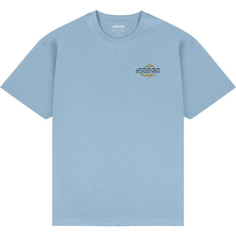 Arbor Throwing Bones T-Shirt - Sky Blue