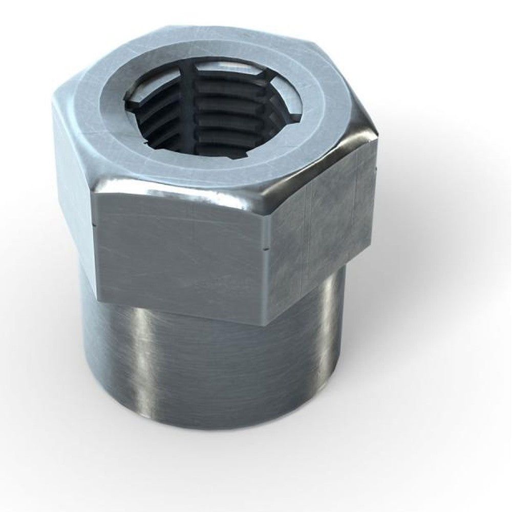 Indy Axle Rethreader + 4 Axle Nuts Truck - Silver