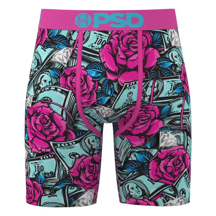 PSD Stacked Roses Boxer Briefs - Multi