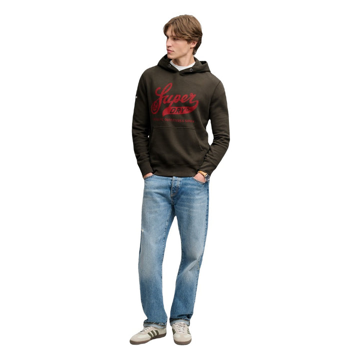 Superdry Vintage Script Hoodie - Vintage Black