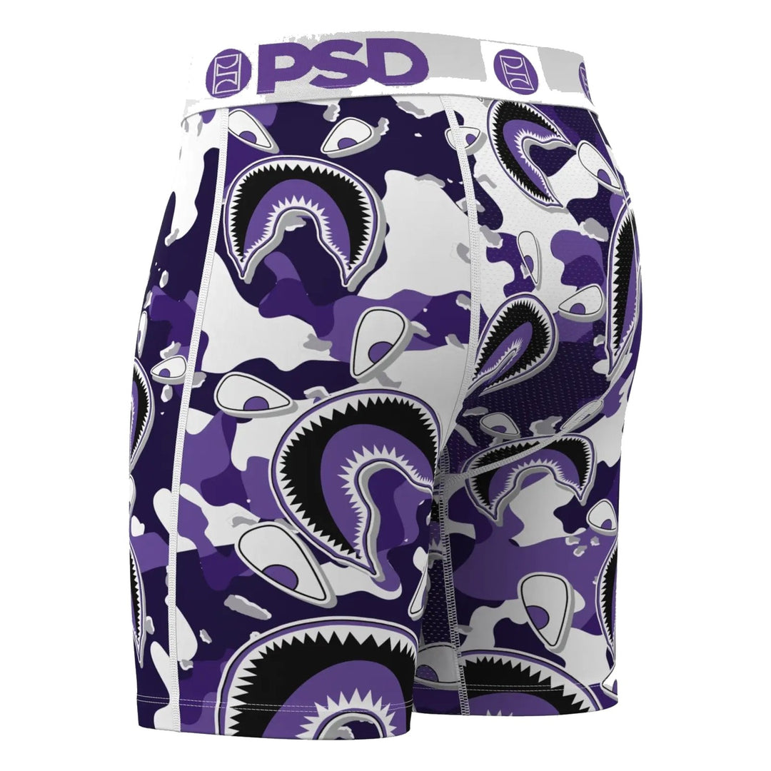 PSD Warface Purple Shark Boxer Briefs - Multi