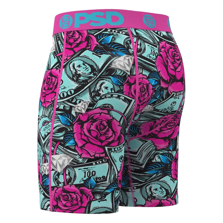 PSD Stacked Roses Boxer Briefs - Multi