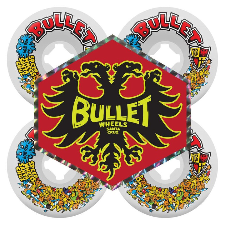 Slime Balls Bullet Riot Vomits 97a Wheel - White