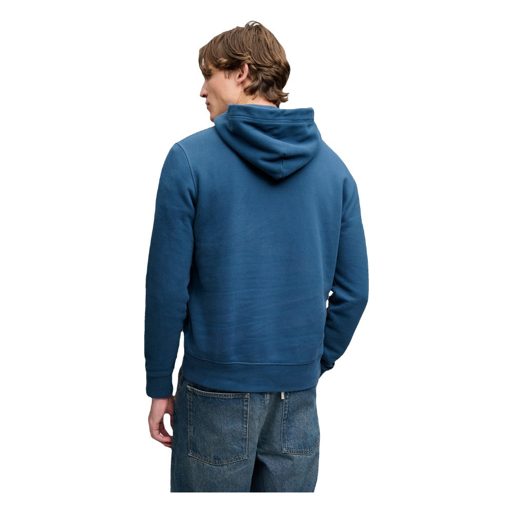 Superdry Vintage Script Hoodie - Skate Navy