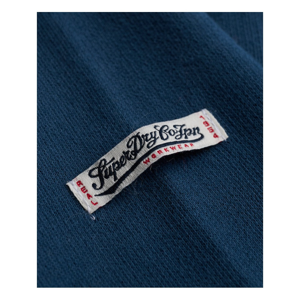Superdry Vintage Script Hoodie - Skate Navy