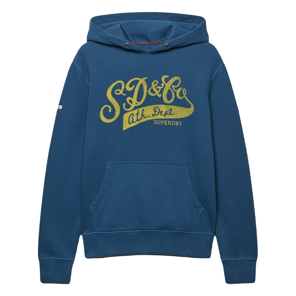 Superdry Vintage Script Hoodie - Skate Navy