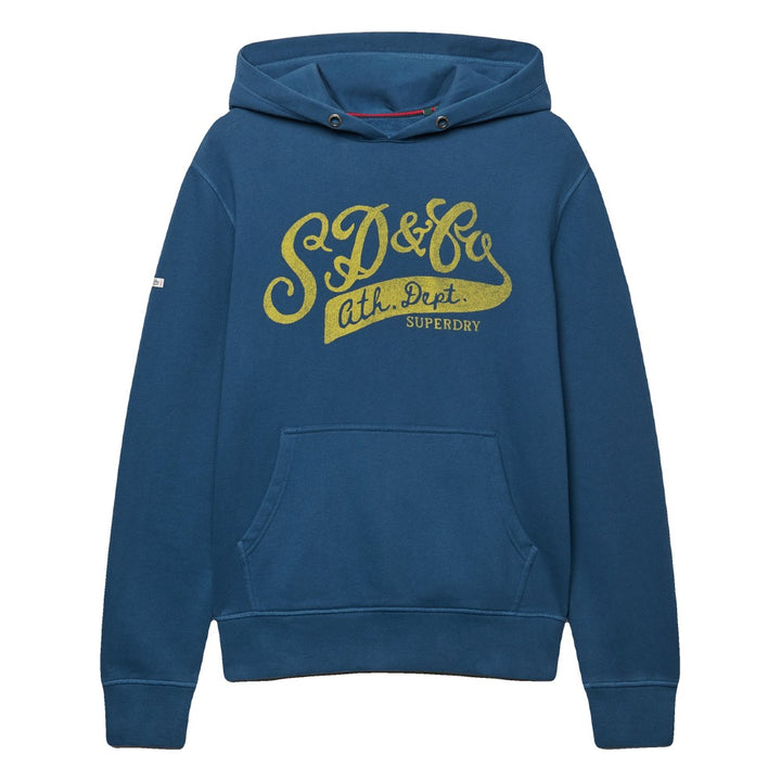 Superdry Vintage Script Hoodie - Skate Navy