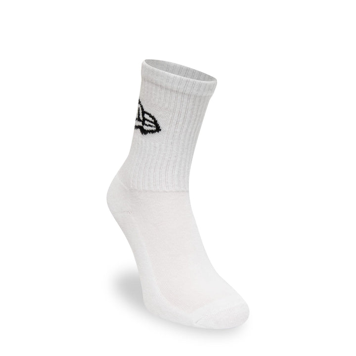 New Era Flag 3 Pack Crew White Sock