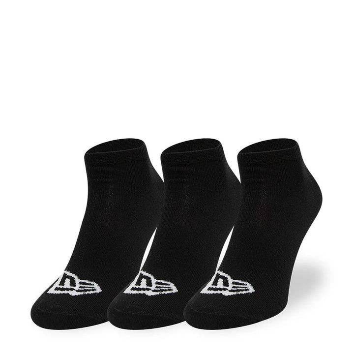 New Era Flag 3 Pack Sneaker Black Socks