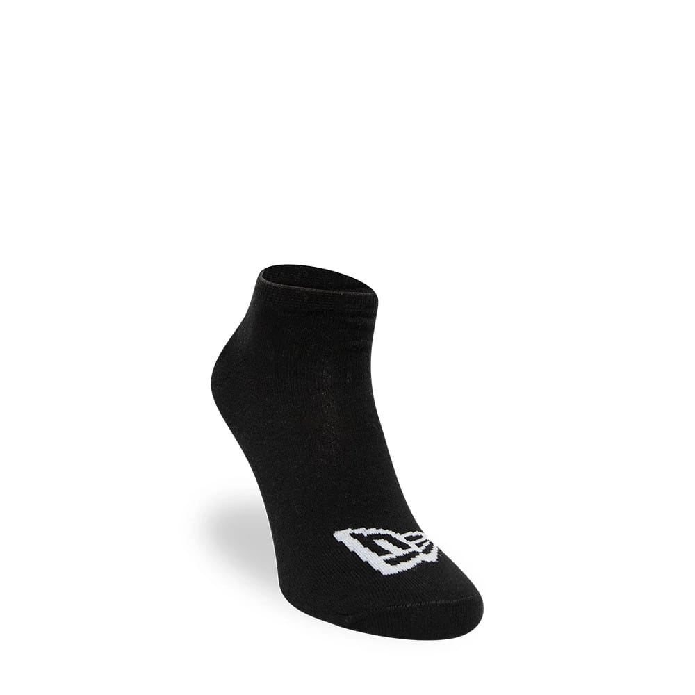 New Era Flag 3 Pack Sneaker Black Socks