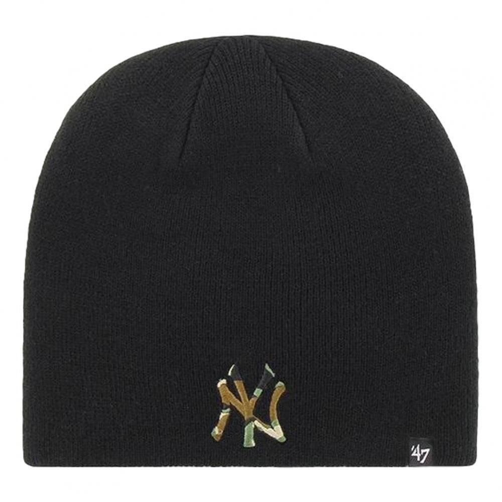 47 Brand New York Yankees Camfill Beanie - Black