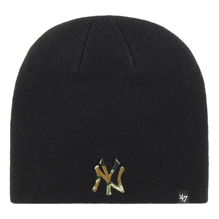 47 Brand New York Yankees Camfill Beanie - Black