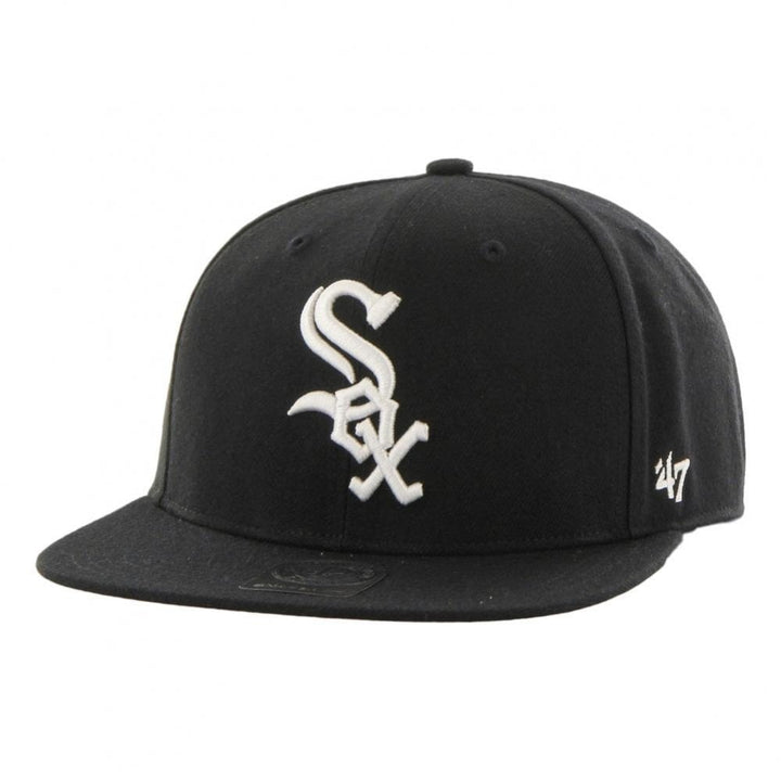 47 Brand MLB Chicago White Sox No Shot Captain Cap - Black
