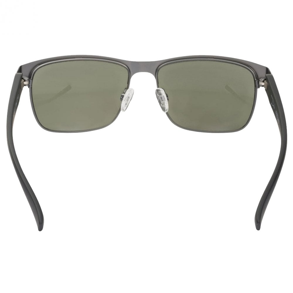 Bloc Deck Sunglasses - Matt Gun / Matt Black / Green