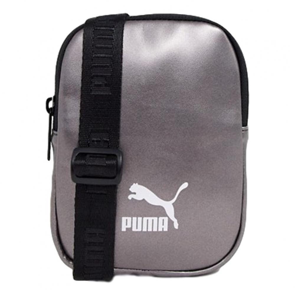 Puma Metallic Small Portable Bag - Silver