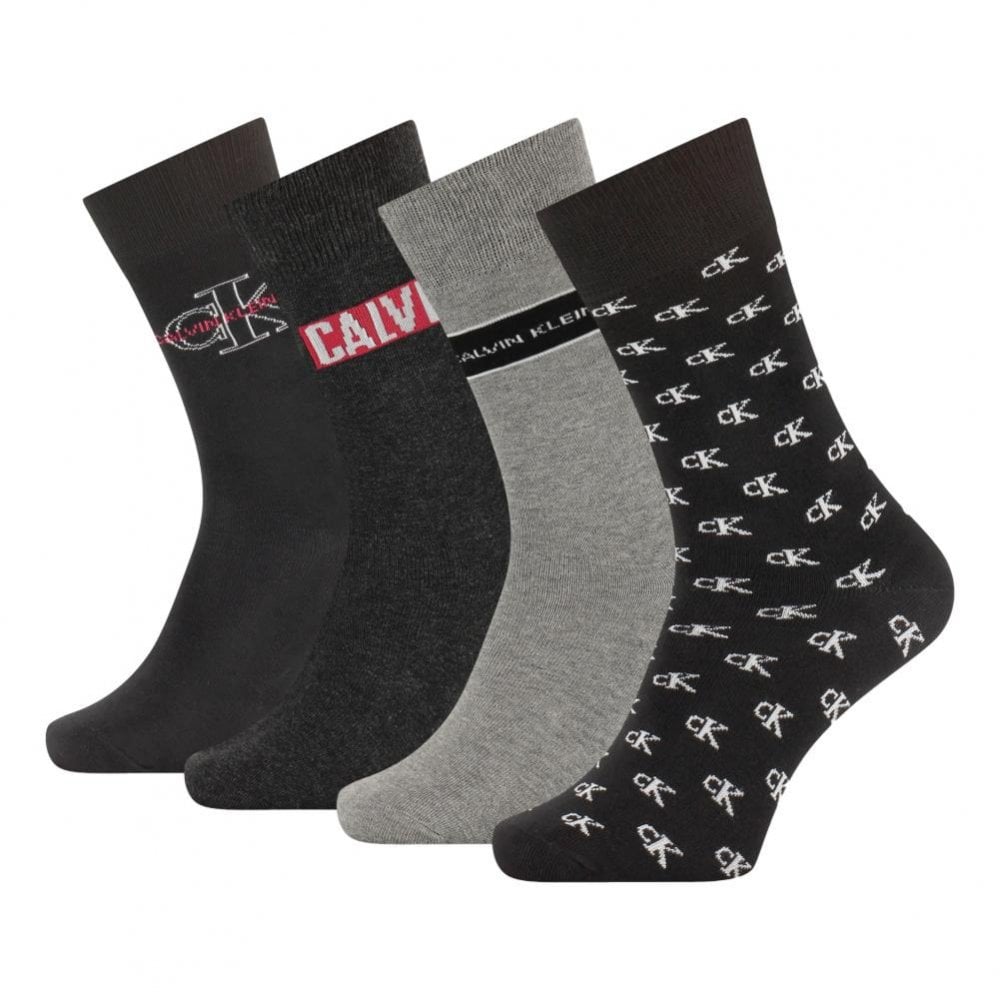 Calvin Klein Crew Jeans Logo Socks Gift Box - Assorted