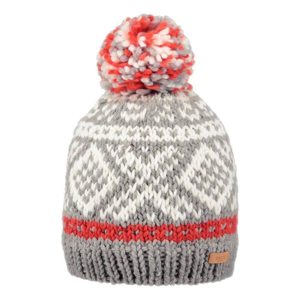 Barts Log Cabin Beanie - Heather Grey