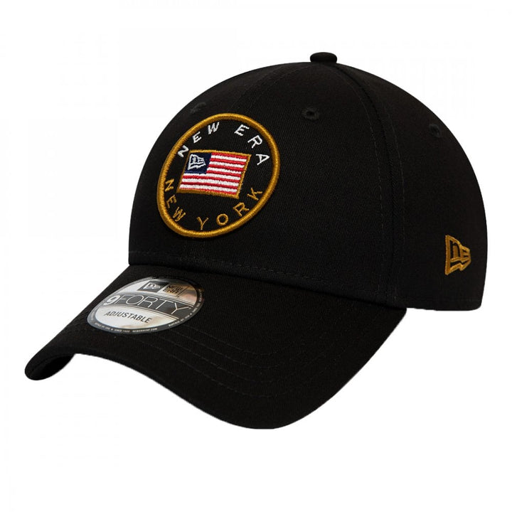 New Era New York Flagged 9Forty Cap - Black