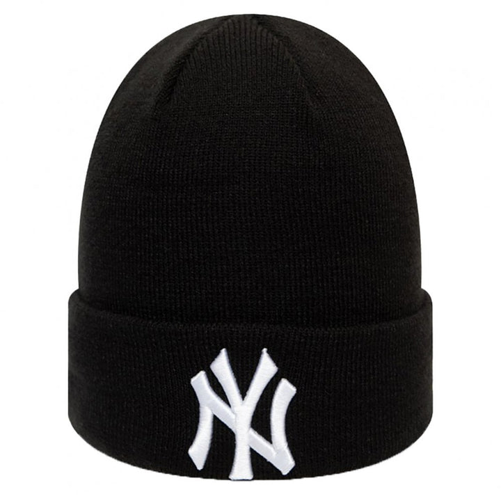 New Era New York Yankees Bobble Knit Beanie - Black