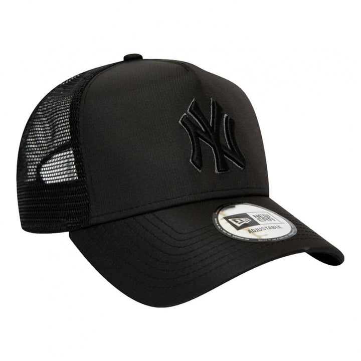 New Era New York Yankees Tonal A-Frame Trucker Cap - Black