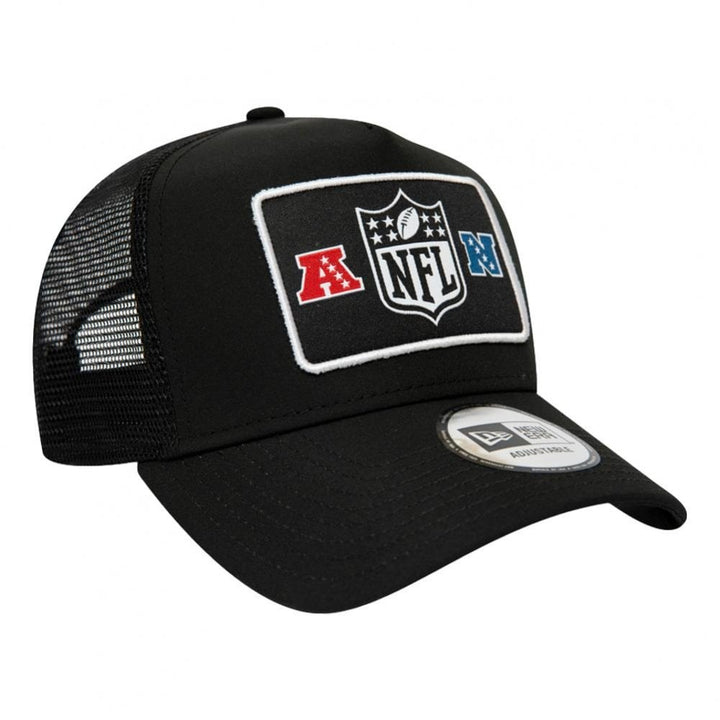 New Era NFL Generic Logo Woodwork Trucker Cap - Black
