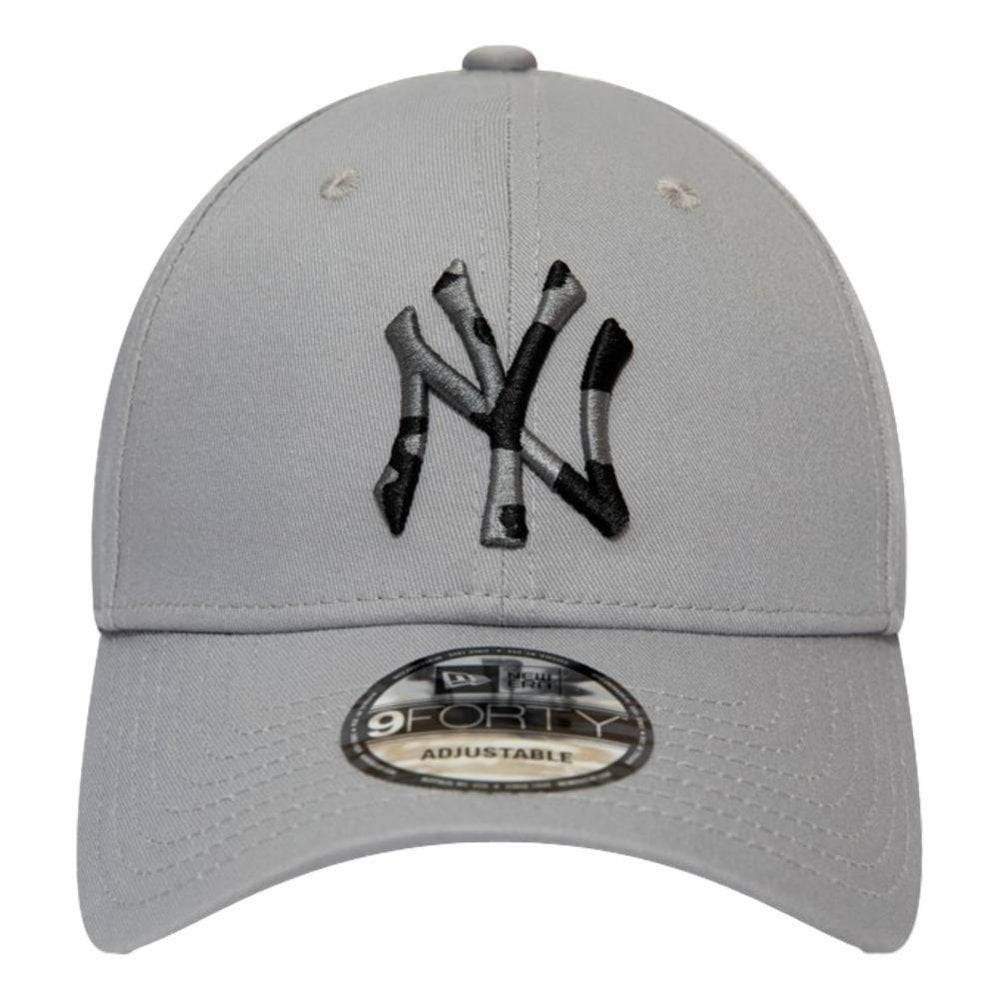 New Era New York Yankees Camo Infill 9 Forty Cap - Graphite
