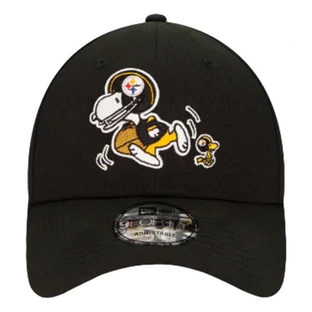 New Era Pittsburgh Steelers X Peanuts 9 Forty Cap - Black