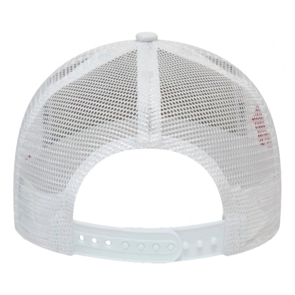 New Era NY Yankees Tech Fabric Script Trucker Cap - White