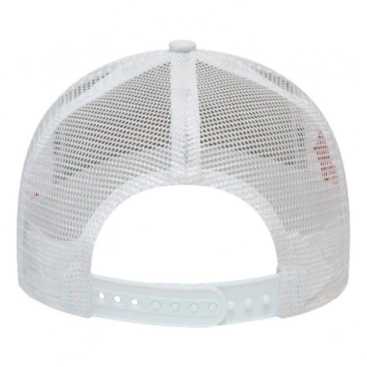 New Era NY Yankees Tech Fabric Script Trucker Cap - White