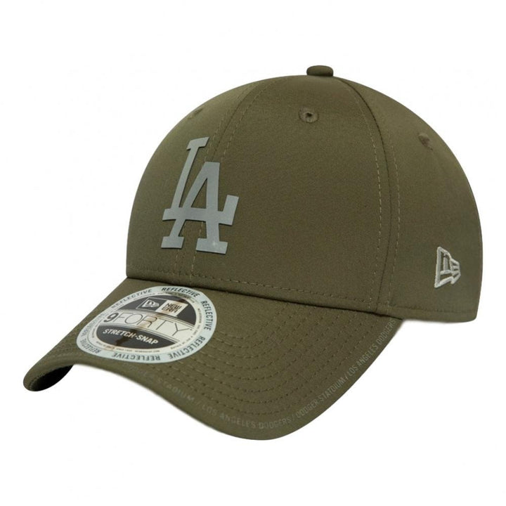 New Era Los Angeles Dodgers Reflective Performance Stretch 9Forty Cap - Green