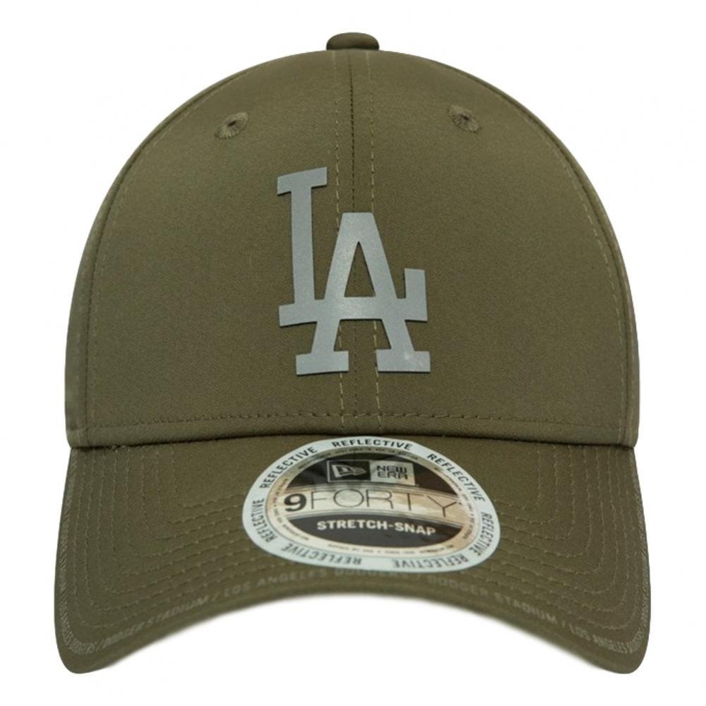 New Era Los Angeles Dodgers Reflective Performance Stretch 9Forty Cap - Green