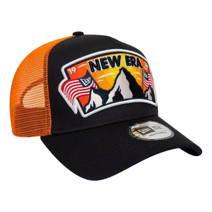 New Era USA Patch Trucker Cap - Navy