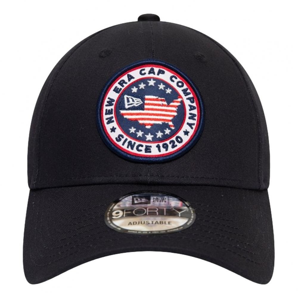 New Era 9 Forty USA Patch Cap - Navy