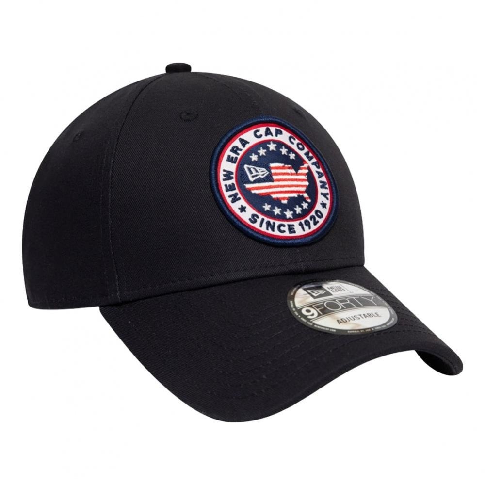 New Era 9 Forty USA Patch Cap - Navy