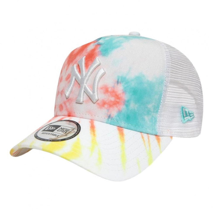 New Era NY Yankees Tie Dye Trucker Cap - Psychedelic