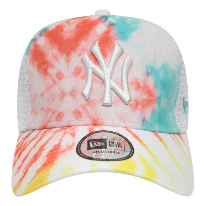 New Era NY Yankees Tie Dye Trucker Cap - Psychedelic