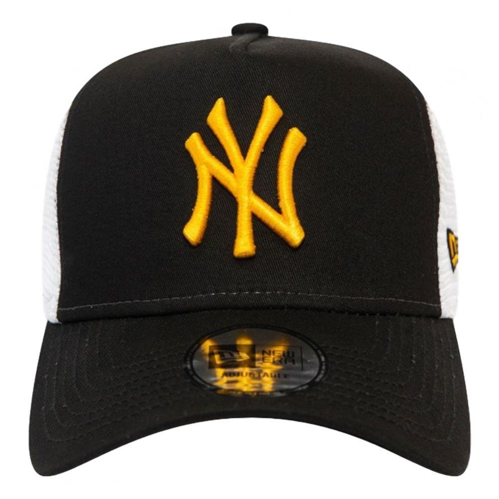 New Era NY Yankees League Essential Trucker Cap - Black