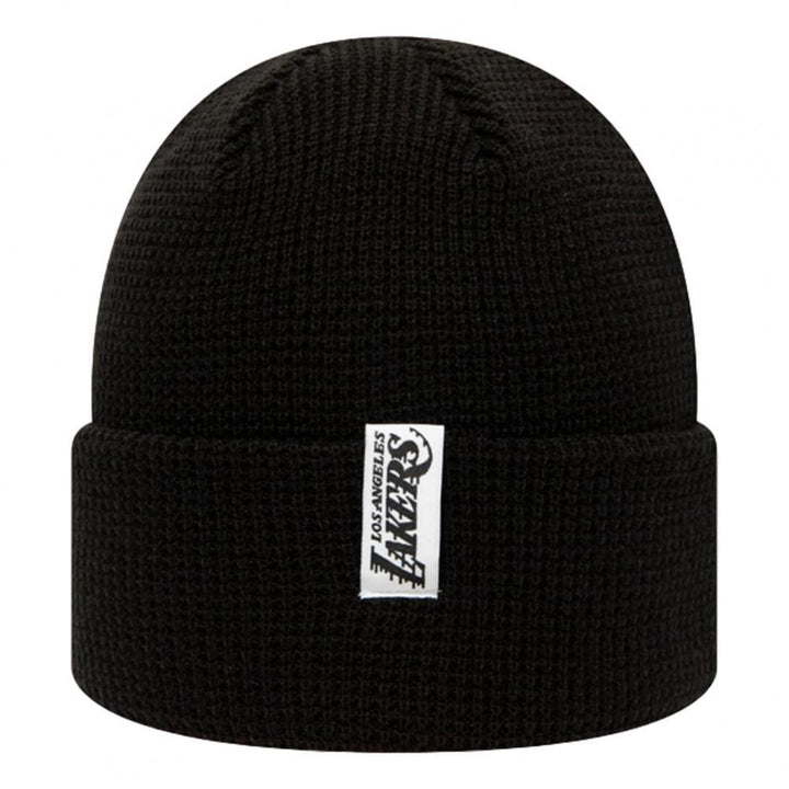 New Era LA Lakers NBA Team Cuff Knit Beanie - Black