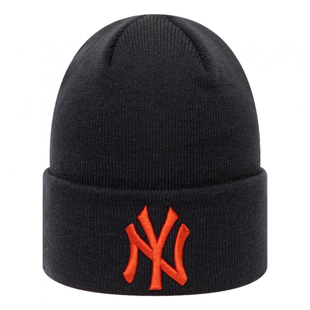 New Era NY Yankees League Essential Cuff Knit Beanie - Navy / Red