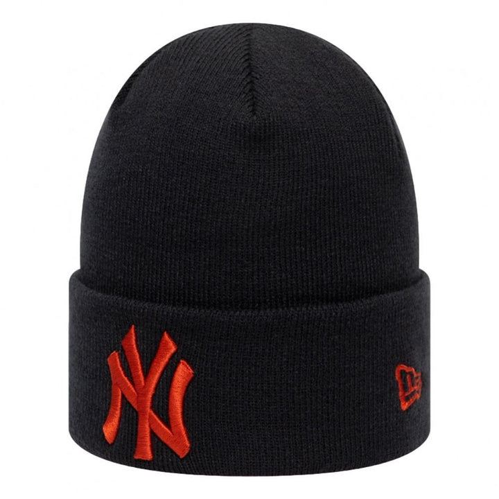 New Era NY Yankees League Essential Cuff Knit Beanie - Navy / Red