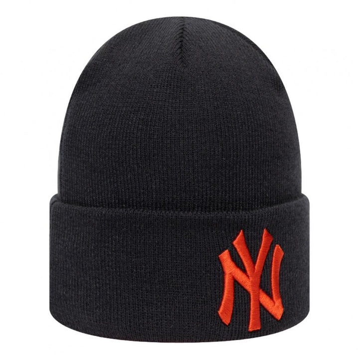 New Era NY Yankees League Essential Cuff Knit Beanie - Navy / Red