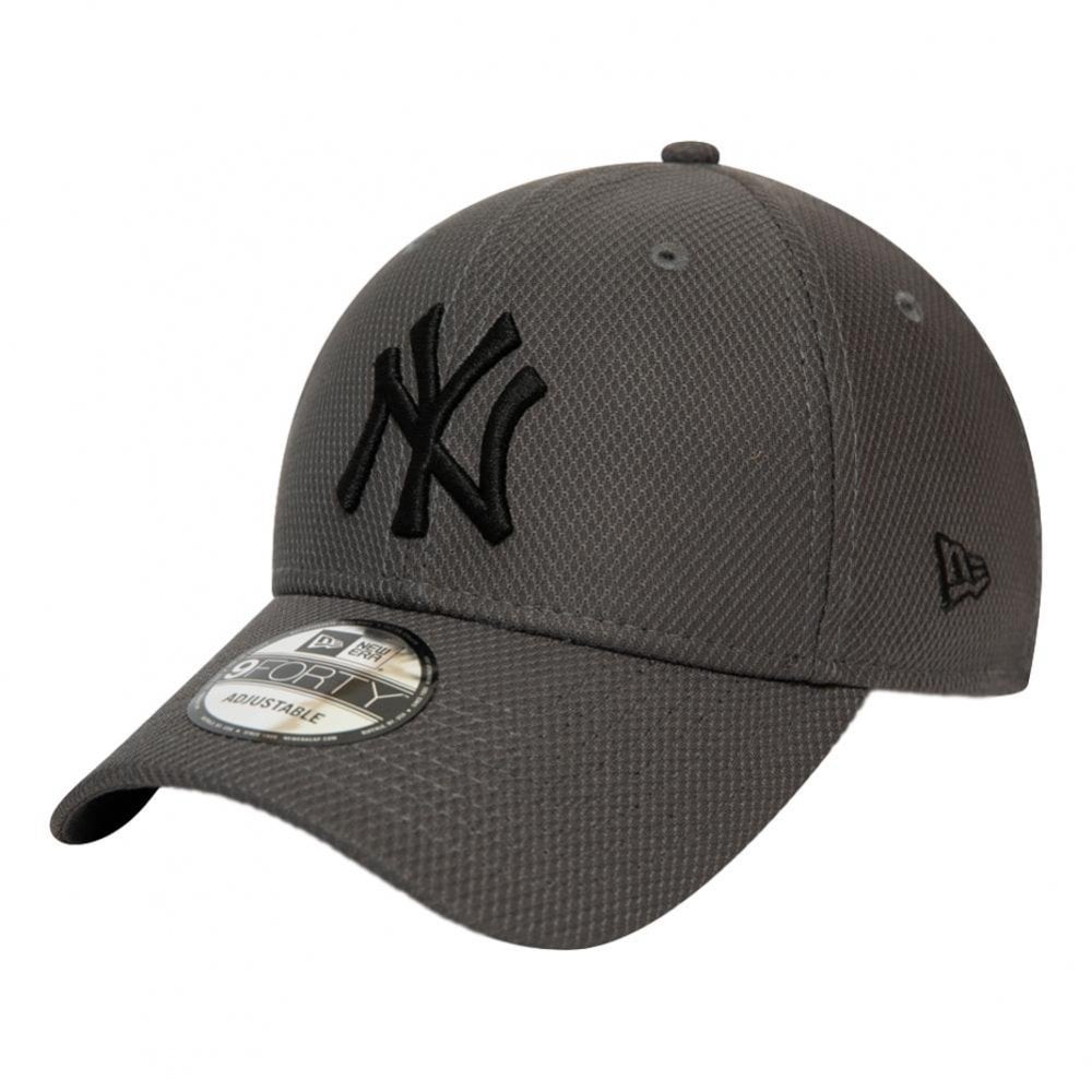 New Era NY Yankees Diamond Era Essential 9 Forty Cap - Grey Heather