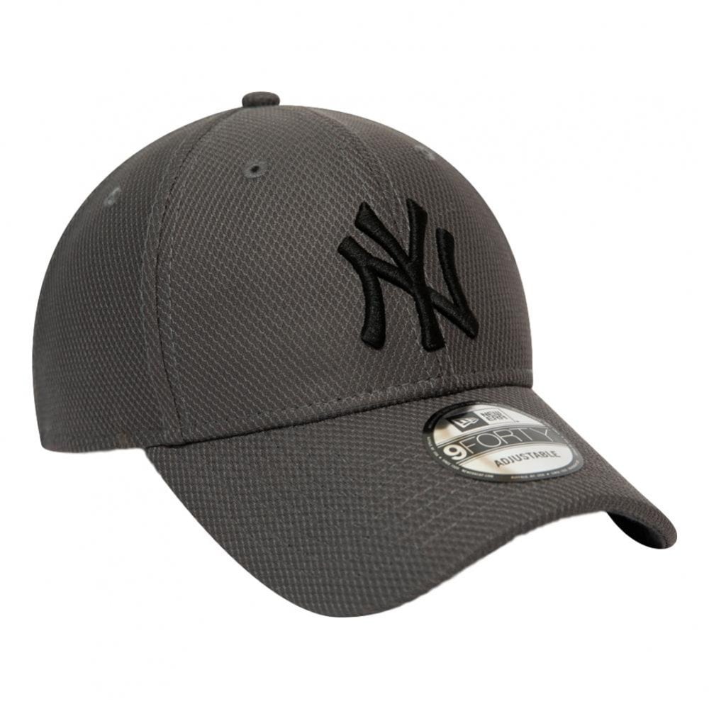 New Era NY Yankees Diamond Era Essential 9 Forty Cap - Grey Heather