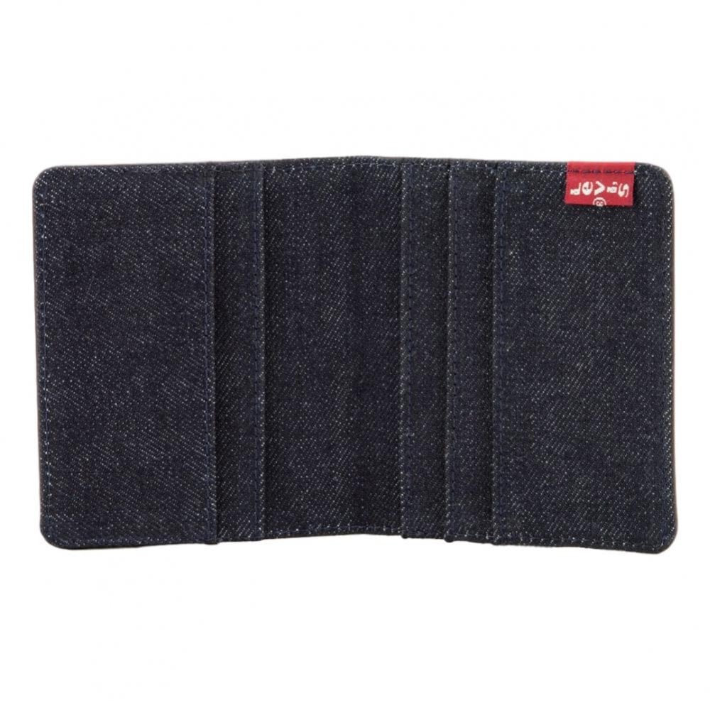 Levis Two Horse Bi-Fold Leather Wallet - Brown