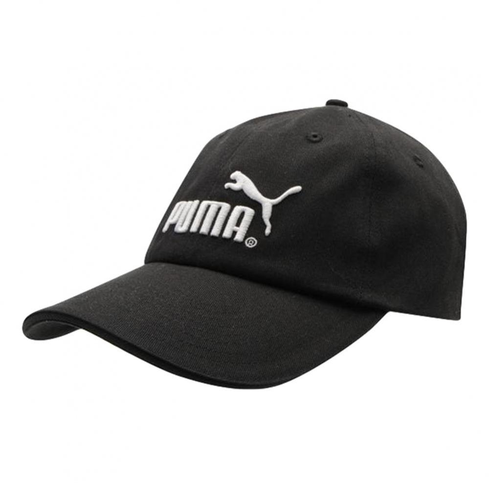 Puma No1 Logo Cap - Black / White